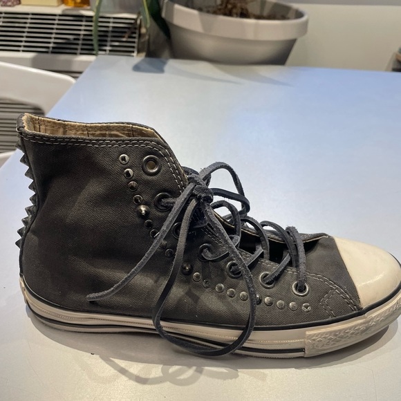 Unisex NWT CONVERSE John Varvatos Chuck Taylor Studded Hightop Sneakers - Picture 3 of 7